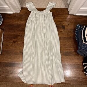 a new day Cream Striped Maxi Dress